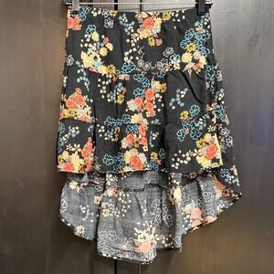 American Rag - Floral Black and Multicolor Women's Skirt